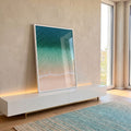 Quadro Decorativo Praia Serenidade em ambiente decorado - quadros decorativos para sala