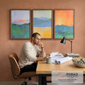 Quadro Decorativo Majestosas Montanhas - Inspire-se na Natureza em escritorio moderno - quadros decorativos para sala