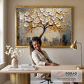 Quadro Decorativo Árvore da Vida Beleza e Significado em escritorio moderno - quadros decorativos para sala