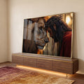 Quadro Decorativo União de Força e Fé Inspiração e Estilo em ambiente decorado - quadros decorativos para sala