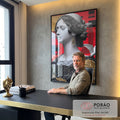 Quadro Decorativo Elegância Moderna em escritorio moderno - quadros decorativos para sala