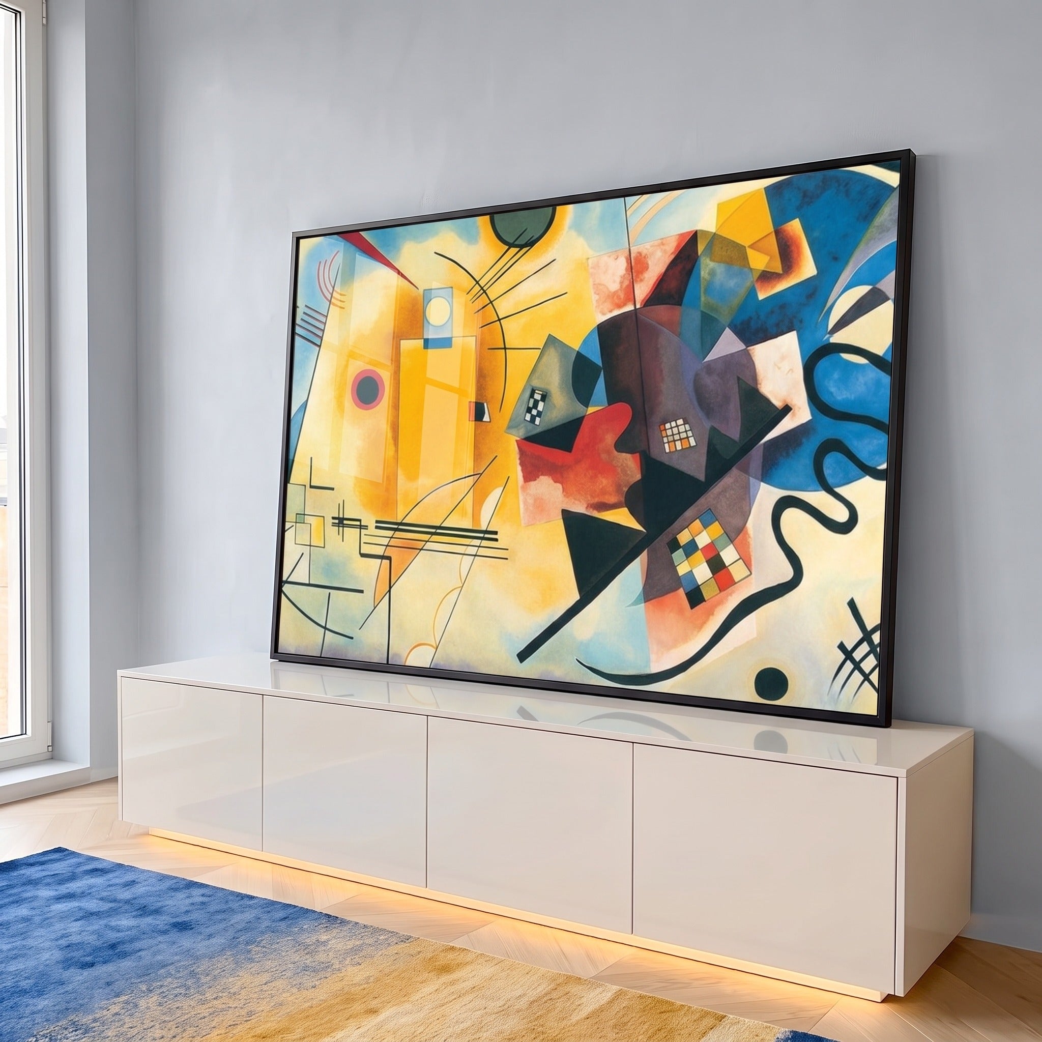 Quadro Decorativo Minimalista Vibrante | Porao dos Quadros — Porão