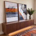 Quadro Decorativo Energia Vibrante: Revitalize seu Espaço em ambiente decorado - quadros decorativos para sala