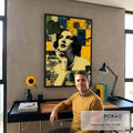 Quadro Decorativo Feminino Reflexivo e Moderno em escritorio moderno - quadros decorativos para sala