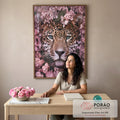 Quadro Decorativo Ecossistema Oriental: Vida em Harmonia em escritorio moderno - quadros decorativos para sala