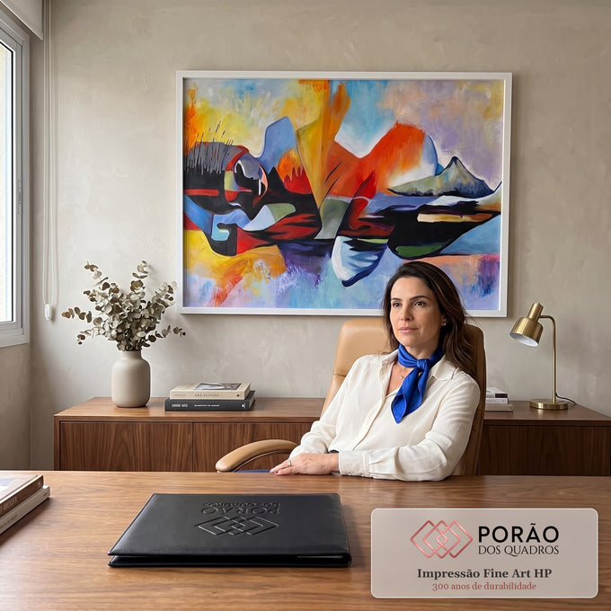 Montanhas - quadro decorativo para escritorio | Porao dos Quadros
