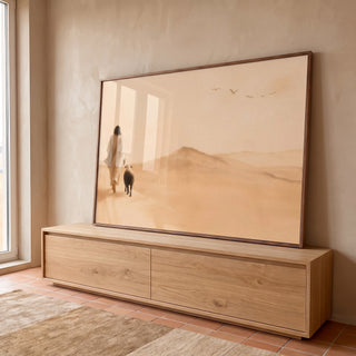 Quadro Decorativo Reflexões do Deserto em ambiente decorado - quadros decorativos para sala