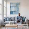 Quadro Decorativo Mistérios do Ártico - Sensação Gélida Exclusiva em sala de estar moderna - quadros decorativos para sala