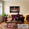Quadro Decorativo Santa Ceia 4 - Arte Clássica para Sua Decoração em sala de estar moderna - quadros decorativos para sala