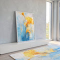 Quadro Decorativo Abstrato Primavera 2 - Estilo e Elegância para Sua Decoração em ambiente decorado - quadros decorativos para sala