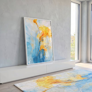 Quadro Decorativo Abstrato Primavera 2 - Estilo e Elegância para Sua Decoração em ambiente decorado - quadros decorativos para sala