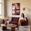 Quadro Decorativo Paris Elegante Estilo em Cada Detalhe em sala de estar moderna - quadros decorativos para sala