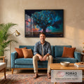 Quadro Decorativo Árvore da Vida: Renove Seu Espaço em sala de estar moderna - quadros decorativos para sala