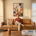 Quadro Decorativo Boho 01 - Sofisticação e Estilo para Sua Decoração em sala de estar moderna - quadros decorativos para sala