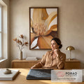 Flor - quadro decorativo para escritorio | Porao dos Quadros