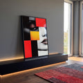 Quadro Decorativo Mulher Minimalista: Elegância que Inspira em ambiente decorado - quadros decorativos para sala