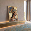 Quadro Decorativo Mitologia Egípcia 01 - Arte Sofisticada para o Seu Lar em ambiente decorado - quadros decorativos para sala