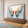 Quadro Decorativo Asas Efervescentes em ambiente decorado - quadros decorativos para sala