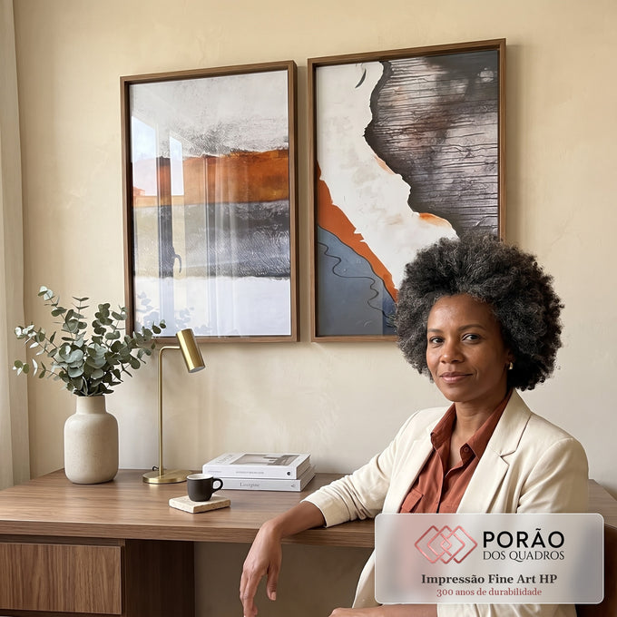 Quadro Decorativo Energia Vibrante: Revitalize seu Espaço em escritorio moderno - quadros decorativos para sala