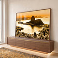 Quadro Decorativo Crepúsculo Inspirador no Rio de Janeiro em ambiente decorado - quadros decorativos para sala