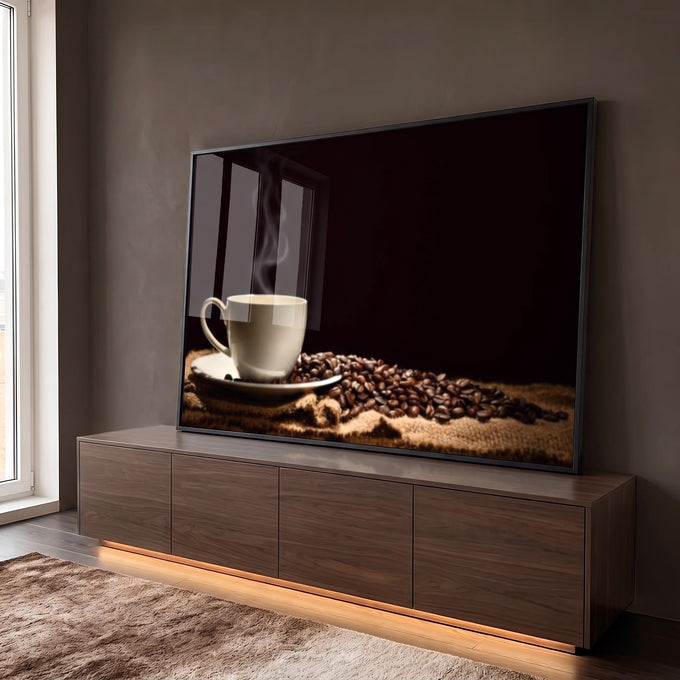 Quadro Decorativo Essência de Café: Desperte Seus Sentidos em ambiente decorado - quadros decorativos para sala