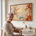 Quadro Decorativo Natureza em Flor em escritorio moderno - quadros decorativos para sala