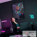 Quadro Decorativo: Borboletas Coloridas, Um Toque de Magia em escritorio moderno - quadros decorativos para sala