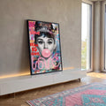 Quadro Decorativo Elegância em Preto e Branco em ambiente decorado - quadros decorativos para sala