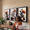 Quadro Decorativo Geométrico Moderno em escritorio moderno - quadros decorativos para sala