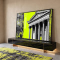 Quadro Decorativo Moderno Arquitetônico em ambiente decorado - quadros decorativos para sala