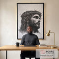 Quadro Decorativo: Inspiração Jesus em Seu Lar em escritorio moderno - quadros decorativos para sala