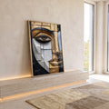 Quadro Decorativo Abstrato da Alma Feminina em ambiente decorado - quadros decorativos para sala