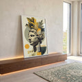 Escultura de Serenidade: Quadro Moderno em ambiente decorado - quadros decorativos para sala