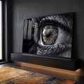 Quadro Decorativo Detalhes no Olhar - Arte da Esperança em ambiente decorado - quadros decorativos para sala