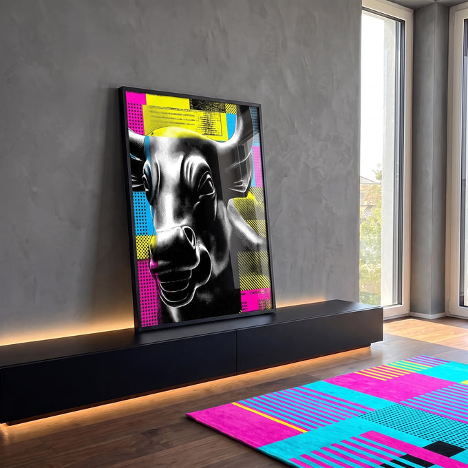 Quadro Decorativo Boêmio da Força em ambiente decorado - quadros decorativos para sala