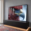 Quadro Decorativo Impactante: O Foco do Falcão em ambiente decorado - quadros decorativos para sala