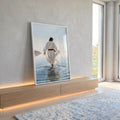 Quadro Decorativo Caminhando sobre as Águas em ambiente decorado - quadros decorativos para sala