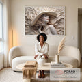 Quadro Decorativo Reflexo da Elegância: Transforme Seu Espaço em sala de estar moderna - quadros decorativos para sala