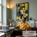 Quadro Decorativo Reflexos da Alma Feminina em escritorio moderno - quadros decorativos para sala