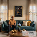 Quadro Decorativo Encantador: Harmonia na Cozinha em sala de estar moderna - quadros decorativos para sala