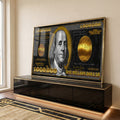 Quadro Decorativo Inspiração de Riqueza - 1 Milhão dólares em ambiente decorado - quadros decorativos para sala
