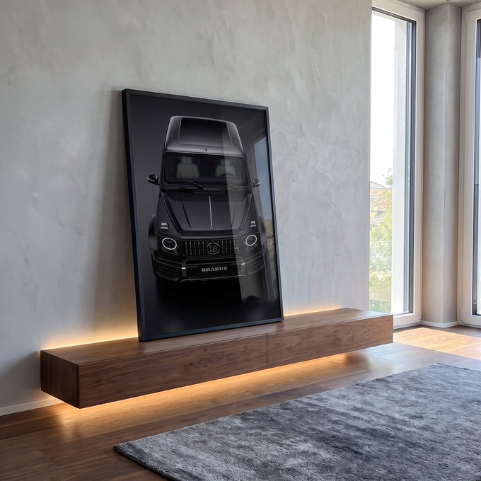 Quadro Esportivo Luxuoso: Estilo e Sofisticação em ambiente decorado - quadros decorativos para sala