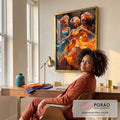 Quadro Decorativo Consciência Negra 07 - Estilo e Sofisticação para sua Decoração em escritorio moderno - quadros decorativos para sala