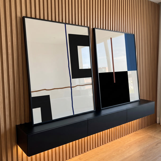 Quadro Decorativo Essência Geométrica Charme e Modernidade