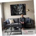 Quadro Decorativo A Grande Visão do Rei em sala de estar moderna - quadros decorativos para sala