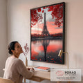 Quadro Decorativo Paris Elegante Estilo em Cada Detalhe em escritorio moderno - quadros decorativos para sala