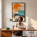 Quadro Decorativo Reflexão Moderna Imagine-se em escritorio moderno - quadros decorativos para sala