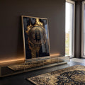 Quadro Decorativo O Poder do Bitcoin em ambiente decorado - quadros decorativos para sala