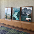 Quadro Decorativo Majestade da Montanha - Beleza Serena em ambiente decorado - quadros decorativos para sala
