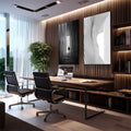 Quadro Decorativo: Encanto da Luz Entre Sombras - quadros decorativos para sala 2 Telas, arte abstrata - em living room premium